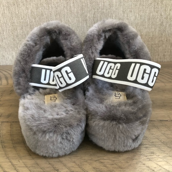 Ugg fluff yeah slides grey - Picture 4 of 6